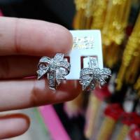 ราคา ต่างหูโบว์ทองงานหุ้ม 5 ไมครอน สวยเริ่ดดมว้ากกกค่ะ รุ่นนี้ใส่แล้วเกิด ดีไซส์สวยฝุด (3705766700)