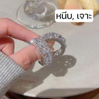 ราคา [หนีบ, เจาะ] ต่างหูห่วงคริสตัล สไตส์หรู ขนาด 2 cm สีเงิน ตัวหนีบสกรู สำหรับคนไม่เจาะ แบบเจาะ เข็มเงิน 925 คนแพ้ใส่ได้ (25111223483)