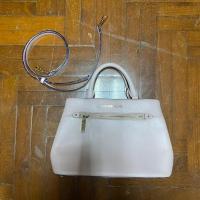 ราคา เททททท มือ 2 สภาพ 90% MICHAEL KORS HAILEE SAFFIANO LEATHER XS SATCHEL CROSSBODY BAG BLOSSOM PINK (28667499020)