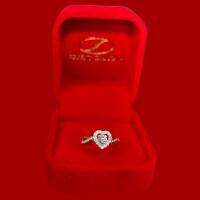 ราคา แหวนเพชรแท้  REGENT DIAMOND รูปหัวใจ ตัวเรือน 18k สี Yellow Gold ซื้อเซ็ตคู่ยิ่งถูกว่า ส่งฟรี! (28617979577)