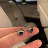 ราคา Blue Star Earrings Female Zircon Earrings High-end Earrings Niche Earrings Geoo (25042513431)