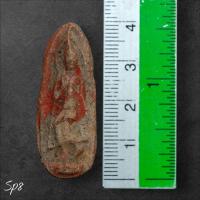 ราคา พระลีลากำแพงหย่อง เนื้อดินทลงชาดแดง จังหวัดชัยนาท พระกรุเก่าอายุเป็นร้อยปี sp8-2 (41064139340)