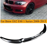 ราคา Carbon Look/Gloss Black Front Bumper Spoiler Lip For BMW 1 Series E82 E88 M Sport 2007-2013 Front L (47552829310)
