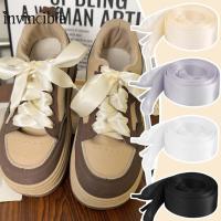 ราคา เชือกผูกรองเท้าผ้าซาตินปีกกว้าง 2 ซม. - เชือกผูกรองเท้าริบบิ้นแบนมุกหรูหราฝรั่งเศส - รองเท้าผ้าใบสากล (26227517398)