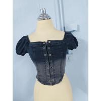 ราคา มือ1 ป้ายห้อย เสื้อยีนส์แขนตุ๊กตา (27843771911)