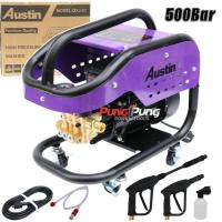 ราคา Austin เครื่องฉีดน้ำแรงดันสูงล้อลาก Gold Series เครื่องฉีดน้ำ 500 บาร์ 4 แรงม้า 4800 วัตต์ รุ่นใหม่! QXJ-21 ปรับแรงดันน้ (24791697428)