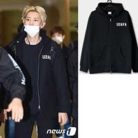 ราคา เสื้อแจ็คเก็ตมีฮู้ด ZIPPER Exo Chanyeol สไตล์โลโก้ usafa (52156192287)