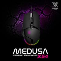 ราคา เมาส์เกมมิ่ง Mouse Gaming Macro Nubwo X54 Medusa (6140813125)