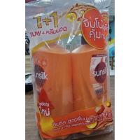 ราคา ซันซิล (SUNSILK) Sunsilk ซันซิล แชมพู + ครีมนวดผม สูตร ฟื้นบำรุงผม สีส้ม (จัมโบ้แพ็ค คุ้มกว่า) (แพ็ค 1+1) 525 มล. (24227551117)