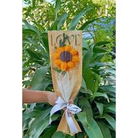 ราคา ช่อดอกทานตะวันลวดกำมะหยี่ ดอกไม้ประดิษฐ์ ดอกไม้ลวดกำมะหยี่ (24140781595)