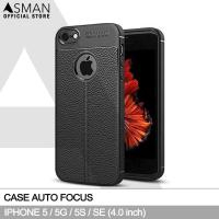 ราคา โฟกัสอัตโนมัติ iPhone 5 / 5S / 5G / SE (4.0") | Soft Case Leather Premium - สีดํา (52801159910)