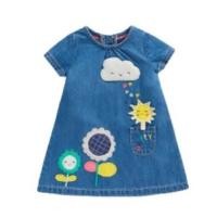 ราคา [PRELOVED] Original Mothercare Sunshine Denim Dress - ชุดเด็กผู้หญิง (สีฟ้า) กางเกงยีนส์ผ้ายีนส์ Baby Kids Mother Care MC (29087933453)
