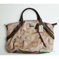 ราคา Coach 15957 Madison Dotted OP ART Lg Sophia Satchel - KHAKI/MAHOGANI ** พร้อมส่งค่ะ** (1956969483)