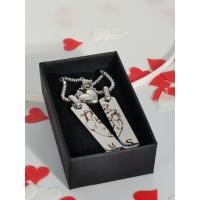 ราคา สร้อยสแตนเลส​ สร้อยทหาร​สลักชื่อ​ dogtag​ (41212629842)