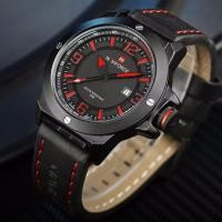 ราคา นาฬิกาข้อมือ naviforce watch แท้ รุ่น NF9077 สายหนัง ระบบQuartz กันน้ำ (293600049)