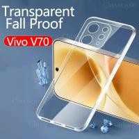 ราคา Vivo V70 5G 2026 สําหรับ Vivo V70 V 70 V70Elite V70Fe V70Lite VivoV70 Elite Lite Fe VivoV70Elite โปร่งใส TPU เคสโทรศัพท์กันกระแทกป้องกันกลับ Anti-fall ปกอ่อน (50806780734)