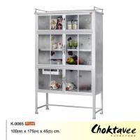 ราคา ตู้กับข้าวอลูมิเนียม 3.5ฟุต 6ประตู LK-9065 ***ลดราคา*** (1896583664)