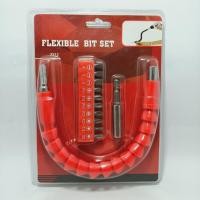 ราคา สายอ่อนต่อสว่านพร้อมดอกไขควง 12 ตัวชุด ข้อต่อสว่าน ข้ออ่อน กระดูกงู FLEXIBLE BIT SET (5973772401)