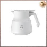 ราคา HARIO V60 Thermal Stainless Server PLUS 600ml VHSN-60-W / 800ml VHSN-80-W Coffee Server White (41507442067)