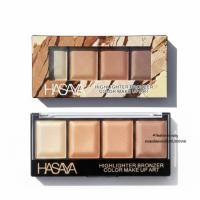 ราคา พาเลท ไฮไลท์หน้าเงา บลัชออน Anylady​ Highlight 4 เฉดสี หน้าฉ่ำวาว เนื้อชิ​มเมอร์​วิ้งค์ๆ หน้าพุ่ง สีสวย สีชัด ติดทน 4u2 (20067647895)