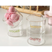 ราคา ถ้วยใส ใส่นม ใส่โยเกิต ทนความร้อน สไตล์เกาหลี (18688967905)