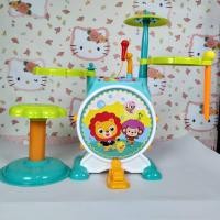 ราคา ชุดกลอง กลอง กลองชุด สำหรับเด็ก Jazz Drum ของเล่นเด็กผู้ชาย (2841981533)
