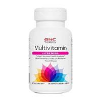 ราคา GNC Women's Multivitamin Ultra Mega Daily Vitamin 120 tablets ผู้หญิง วิตามินประจําวันอาหาร 120 เม็ด (29543193045)