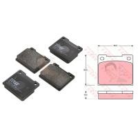 ราคา GDB533 ผ้าเบรค-หลัง(TRW) (เนื้อผ้า COTEC) VOLVO 144, 240, 244 (8697550428)