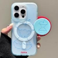 ราคา เคสออปโป้ a18 เคสออปโป้a18 Haze Blue Line Apple Magnetic Bracket เหมาะสําหรับ OPPO A5pro/Reno14/13/12/11F/10 เคสโทรศัพท์ findx8S Frosted X7ultra/A96/A3X/K13/A2m/A58 (50104410706)