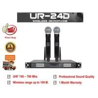 ราคา Wireless Microphone ชุดไมค์ลอยคู่ รุ่น UR-24D / BETA58 คลื่น UHF 740-790mhz คุณภาพเสียงระดับมืออาชีพ (752440595)