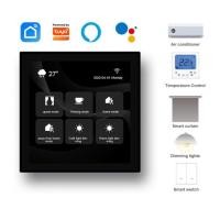 ราคา Tuya แผงควบคุม 4 นิ้ว สวิตช์ฉาก Wifi อัจฉริยะ ควบคุมกลาง ในกําแพง Zigbee Hub (18979238777)