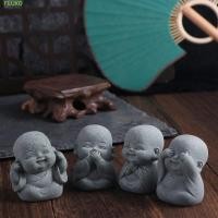 ราคา FLUXO ตุ๊กตาพระภิกษุสงฆ์น้อย, ตุ๊กตาหินทรายน่ารักรูปปั้นพระพุทธรูป, รูปปั้นพระของขวัญ DIY บริการที่ละเอียดอ่อนเดสก์ท็อป Cculpture ห้องโถง (41478810607)