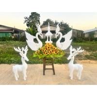 ราคา หงส์ขาวโฟม สูง70cm1คู่ ไม่รวมอย่างอื่น สำหรับประดับตกแต่งงานดอกไม้ จัดฉากจัดซุ้มต่างๆ (26121941789)