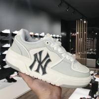 ราคา รองเท้า MLB Chunky Liner NY สีเทา รองเท้าผ้าใบเพิ่มความสูง MLB Chunky 2023 - Pagi_ (25377968364)