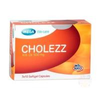ราคา Mega We Care Cholezz Krill Oil เมก้า วีแคร์ โคเลซซ์ คริล ออยล์ 500 mg (30 แคปซูล) (26328862969)
