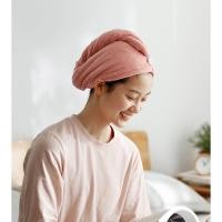 ราคา Omocha - Pink Hair towel cap หมวกเช็ดผม ผ้าเช็ดผม ซับน้ำดีพิเศษ สีชมพู (8848242258)
