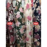 ราคา ผ้าไหมอิตาลีลายดอกไม้สีหวานๆ #41 พิเศษ ซื้อ 10 เมตรแถมฟรี 1 เมตร (8626606192)