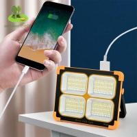 ราคา *NE*400W Outdoor Camping โคมไฟแบบพกพา IP66 ไฟฉายกันน้ํา Super Bright ไฟฉุกเฉินพลังงานแสงอาทิตย์พร้อมขาตั้งผู้ถือฉุกเฉินกลางแจ้ง LED โคมไฟน้ําท่วม (49351091544)