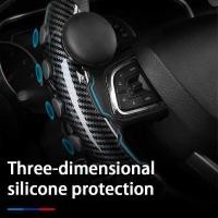 ราคา ❤ SEAMETAL Anti-Skid Carbon Brazing Cover Car Steering Wheel Booster Ball 360 Degree Rotation (24033075758)