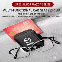 ราคา Mazdaคลิปแว่นตารถยนต์หนังICคลิปเก็บการ์ดMazda 2 3/5/6 323 CX3 CX5 CX8 CX30 RX7 RX8 (40765096889)