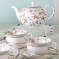 ราคา Zewu PRIMROSE Japanese luxury bone china coffee cup tea cup elegant pastoral afternoon tea gift box set (20380779810)