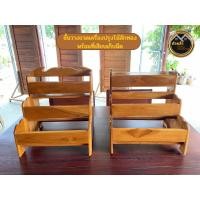 ราคา ชั้นวางขวดเครื่องปรุงไม้สักทองพร้อมที่เสียบเก็บมีด ชั้นวางมีดไม้สักทอง ชั้นวางของในห้องครัว ไม้สัก 3 ชั้น (16472548857)
