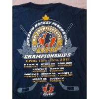 ราคา เสื้อยืด มือสอง คอกลม แขนสั้น ลาย ONTARIO HOCKEY FEDERATION สีน้ำเงิน size : 2XL (29918121578)