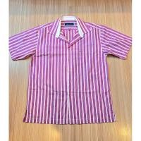 ราคา Andrew Brown เสื้อเชิ้ตผู้ชายXXL เสื้อไซส์ใหญ่ Oversize สีชมพู ใส่ไปงานแต่งครั้งเดียว (24965091770)