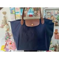 ราคา Longchamp le pliage สี navy size m long(L) ของแท้ (26254154773)