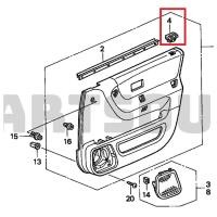 ราคา พลาสติกปิดช่องกดล็อคประตูหน้า Honda CRV G1 ฝาครอบปุ่มล๊อคประตูด้านใน cr-v g1 (16914959405)