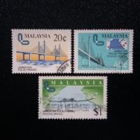 ราคา 1985 แสตมป์มาเลเซีย-แสตมป์มือสองที่สมบูรณ์เปิดสะพานปีนัง (22343684053)