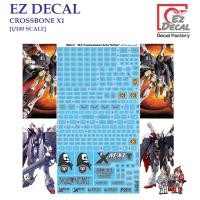 ราคา [EZ DECAL] Q09 MG 1/100 CROSSBONE X1 FULL CLOTH GUNDAM WATER SLIDE DECAL [MG SCALE] PRE-CUT (27187459158)