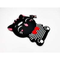 ราคา ►พร้อมส่ง◄ เคส OPPO F1 Plus เคสซิลิโคนนิ่ม รูปแมวดำลายขวาง (456919080)