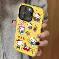 ราคา Red Polka Dot ลูกแมวภาพประกอบ Hard Case เหมาะสําหรับ iPhone 11ProMax XS 12ProMax 15ProMax 17ProMax XSMAX 14plus 11Pro 15Pro 16ProMax 7/8plus 13 XR เคสโทรศัพท์สองชั้น (44368370535)